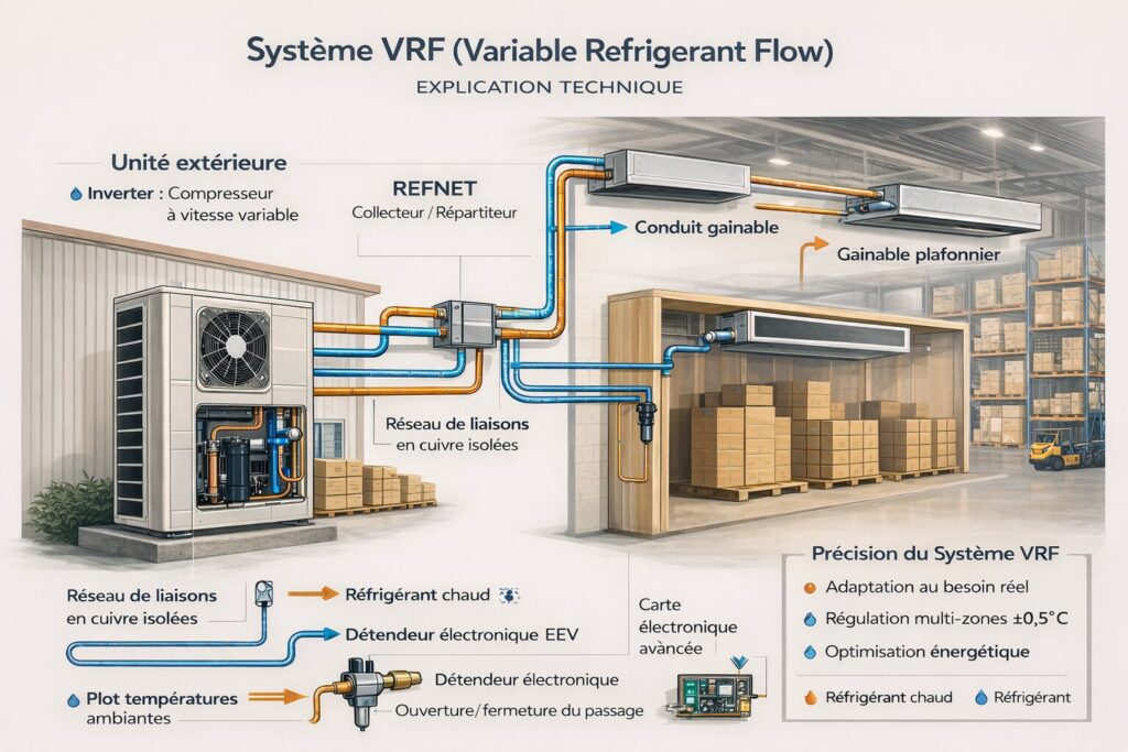 schéma de principe vrf