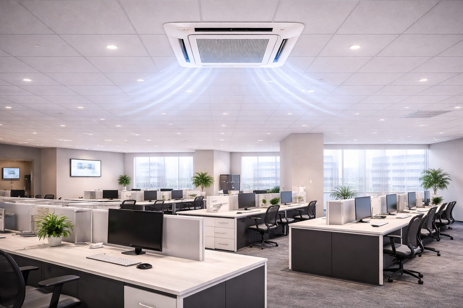 clim réversible tertiaire  